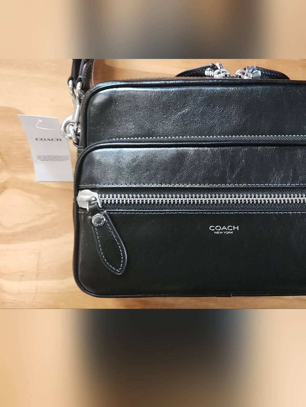 Coach Dakota Bag Black/Silver - Picture 3 of 15